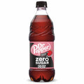 Dr Pepper Strawberries & Cream Zero Sugar Soda, 20 fl oz Bottle