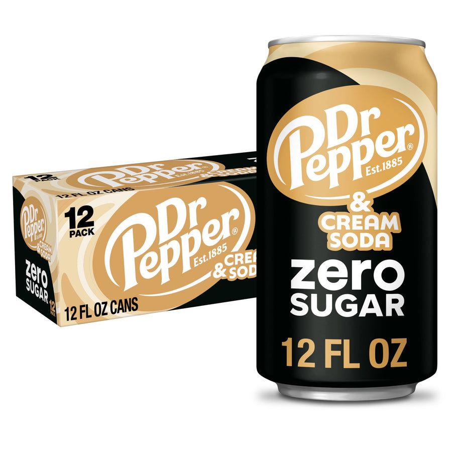 Dr Pepper & Cream Soda Zero Sugar - Fresh Pour